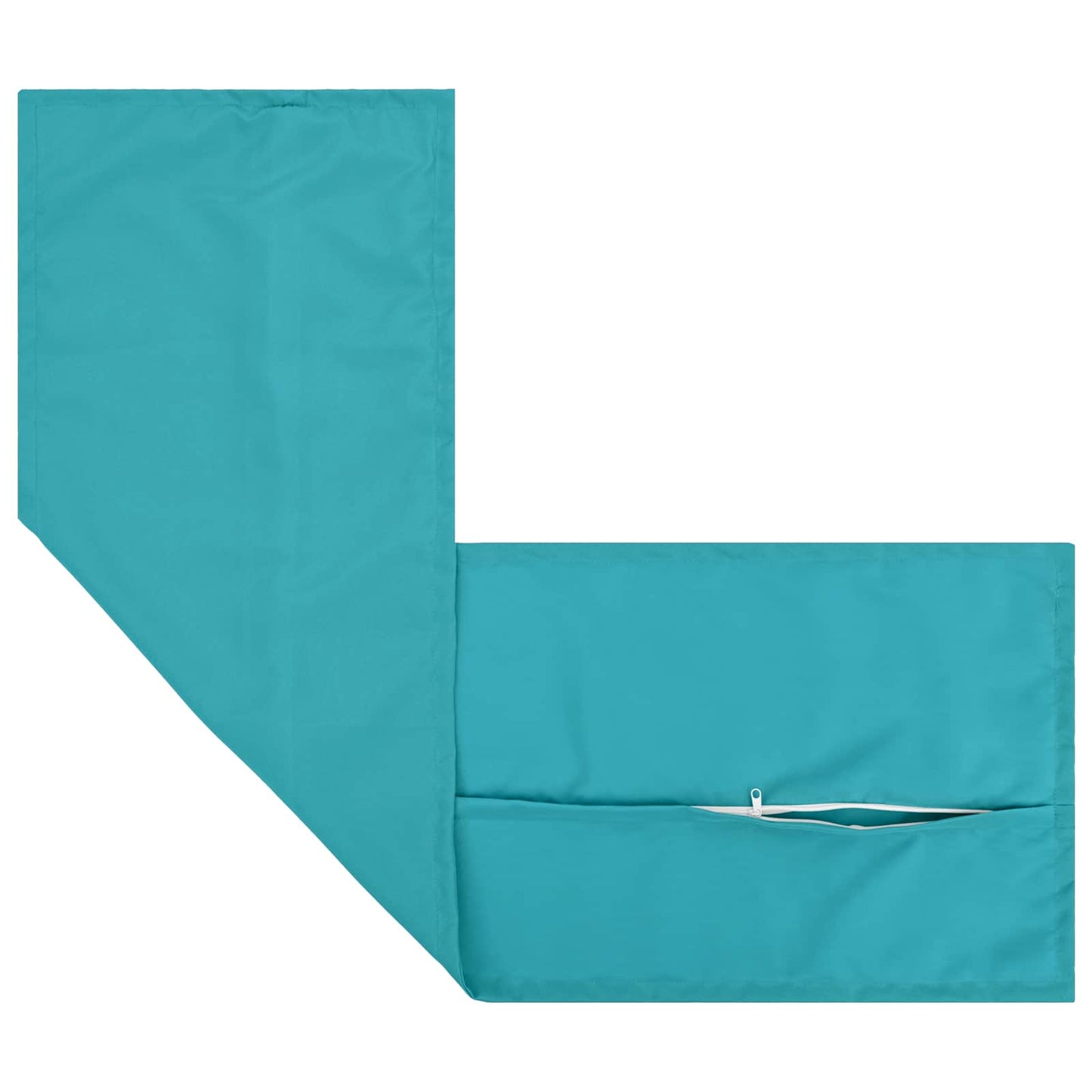 Cushion Cover 2 pcs HOUTEN Turquoise 40 x 145 cm Polyester