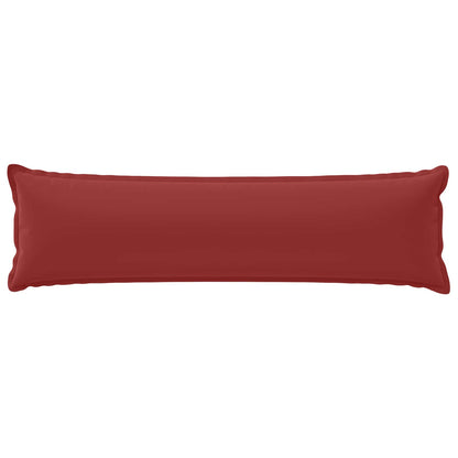 Cushion Cover 2 pcs HOUTEN Wine Red 40 x 145 cm Polyester