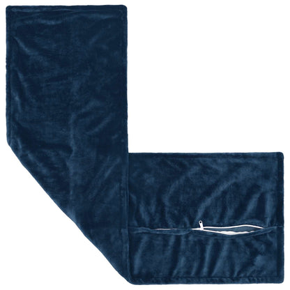 Cushion Cover HOUTEN Navy Blue 40 x 145 cm Flannel