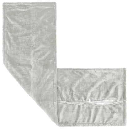 Cushion Cover HOUTEN Light Grey 40 x 145 cm Flannel