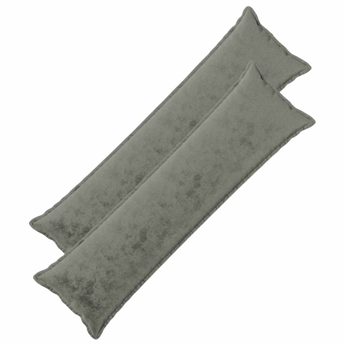 Cushion Cover 2 pcs HOUTEN Dark Grey 40 x 145 cm Flannel