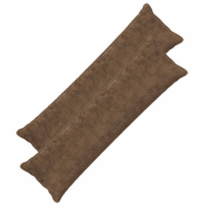 Cushion Cover 2 pcs HOUTEN Light Brown 40 x 145 cm