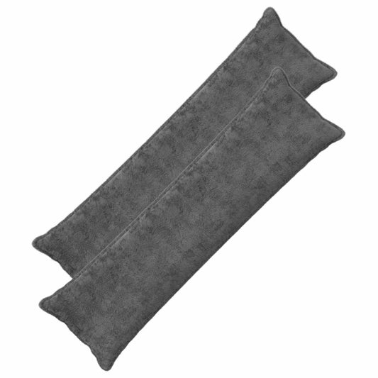 Cushion Cover 2 pcs HOUTEN Dark Grey 40 x 145 cm