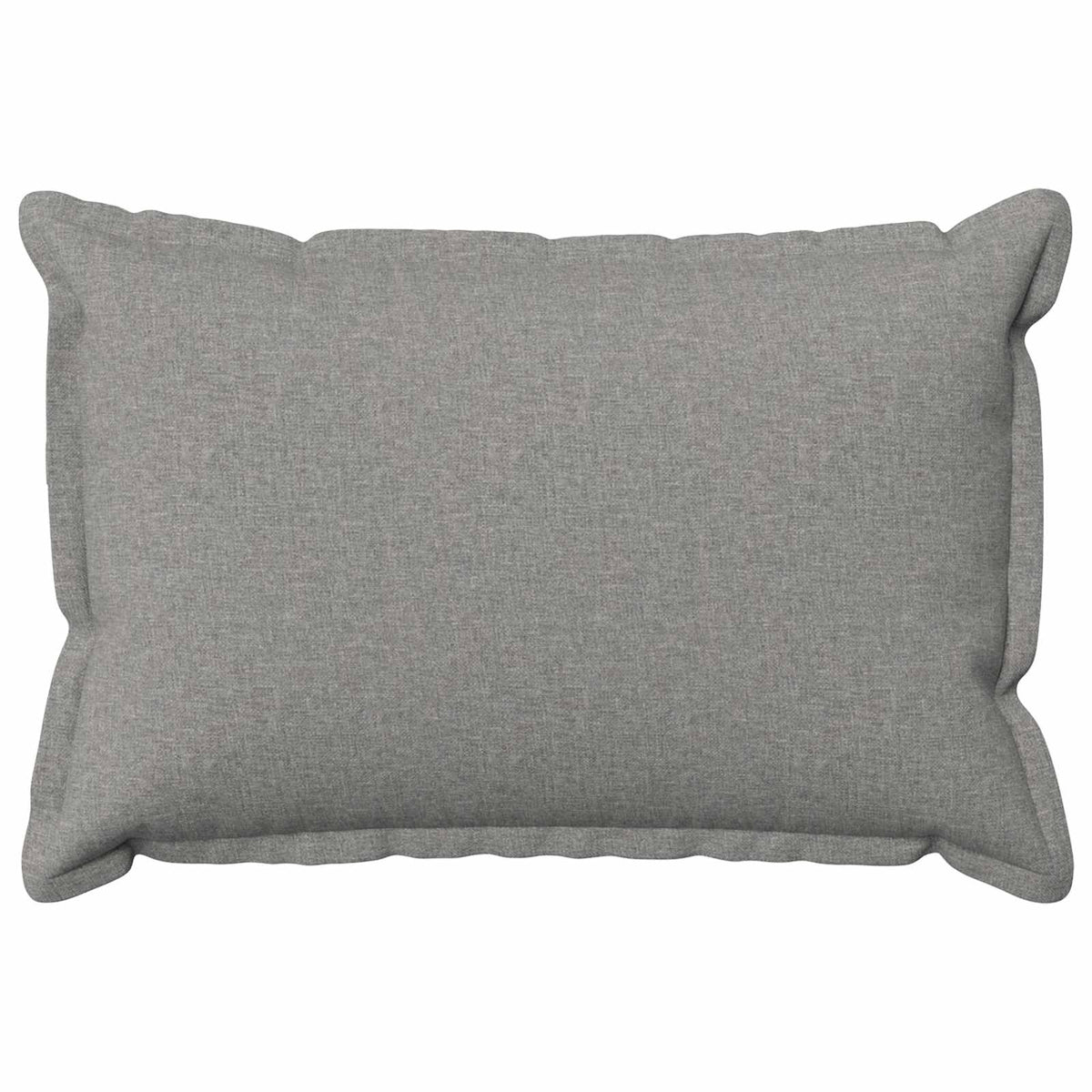 Cushion Cover 2 pcs HOUTEN Cloud Grey 40 x 60 cm Faux Linen