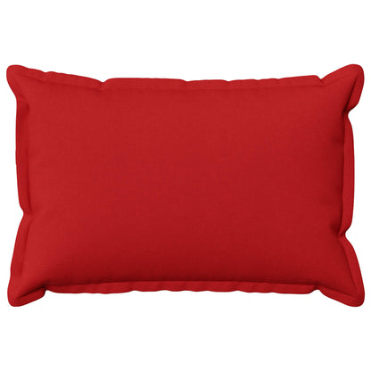Cushion Cover 2 pcs HOUTEN Red 40 x 60 cm Faux Linen