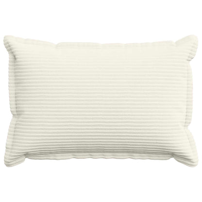 Cushion Cover 2 pcs HOUTEN Cream 40 x 60 cm Corduroy