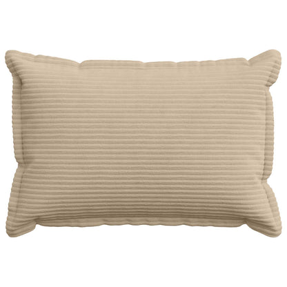Cushion Cover 2 pcs HOUTEN Taupe 40 x 60 cm Corduroy