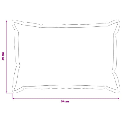 Cushion Cover 6 pcs HOUTEN Light Grey 40 x 60 cm Bouclé
