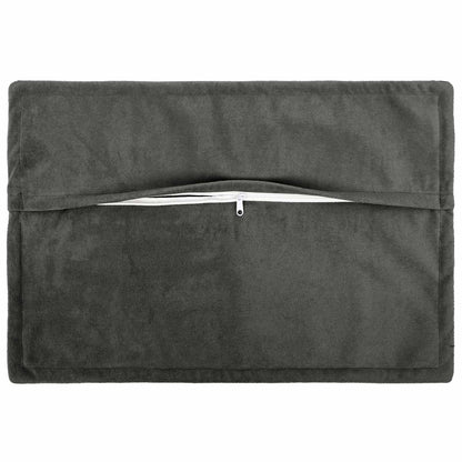 Cushion Cover 2 pcs HOUTEN Anthracite 40 x 60 cm