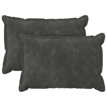 Cushion Cover 2 pcs HOUTEN Anthracite 40 x 60 cm