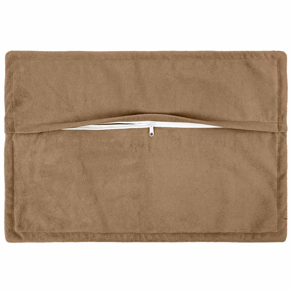 Cushion Cover 6 pcs HOUTEN Taupe 40 x 60 cm Microfiber Fleece