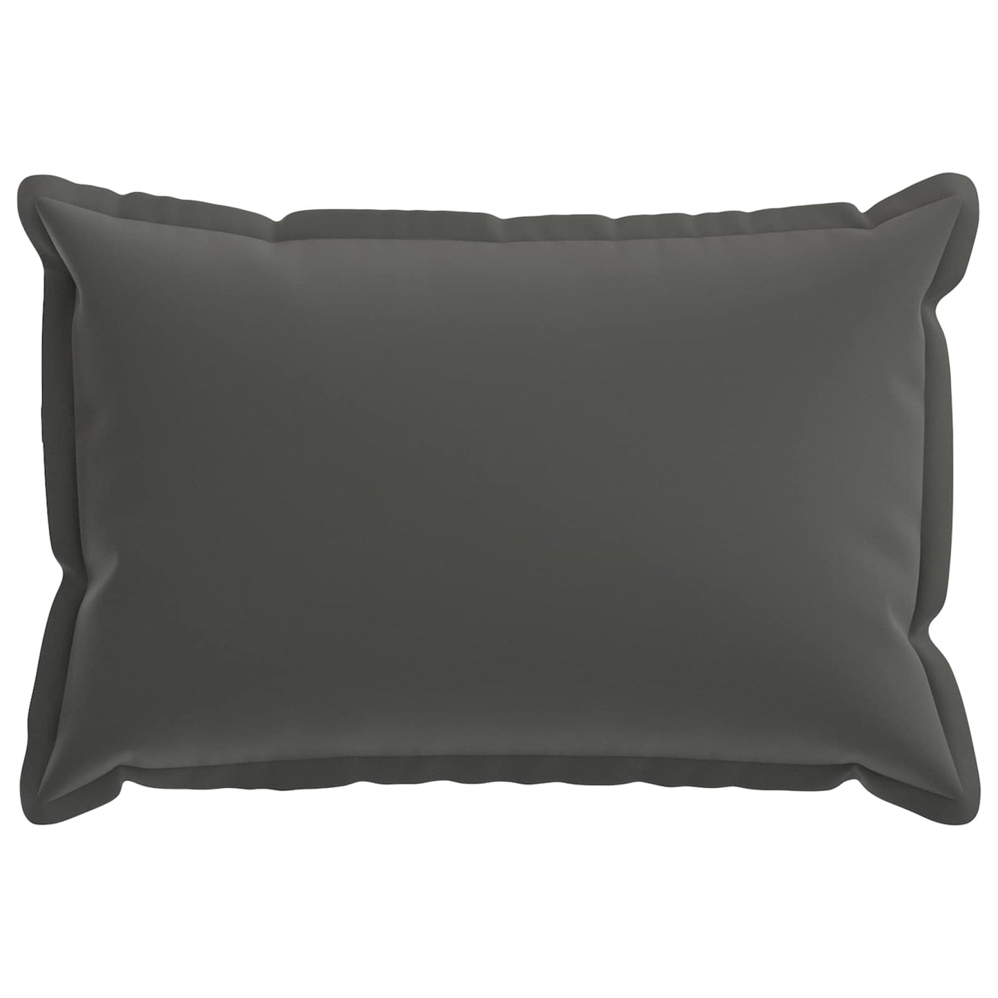 Cushion Cover 2 pcs HOUTEN Anthracite 40 x 60 cm Polyester