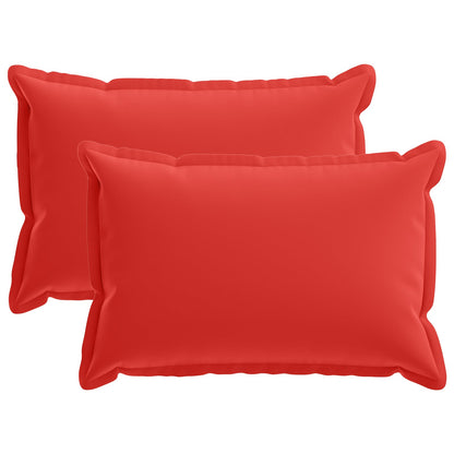 Cushion Cover 2 pcs HOUTEN Red 40 x 60 cm Polyester