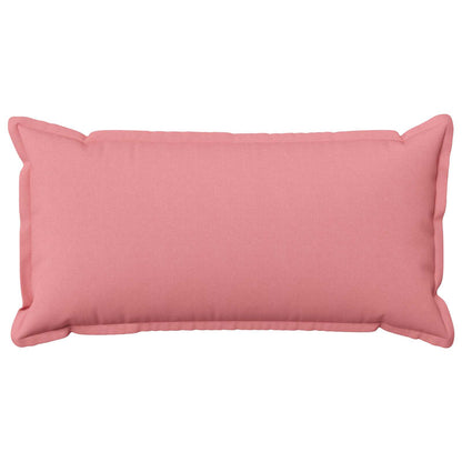 Cushion Cover 2 pcs HOUTEN Pink 40 x 70 cm Faux Linen