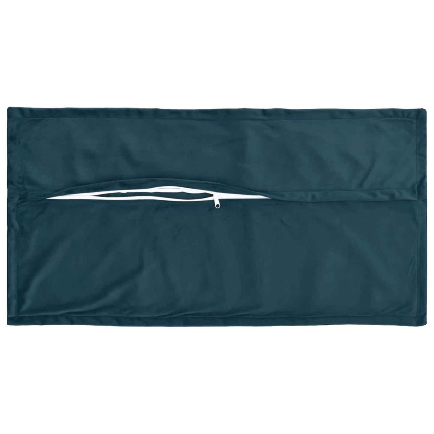 Cushion Cover 6 pcs HOUTEN Blue 40 x 70 cm Velvet