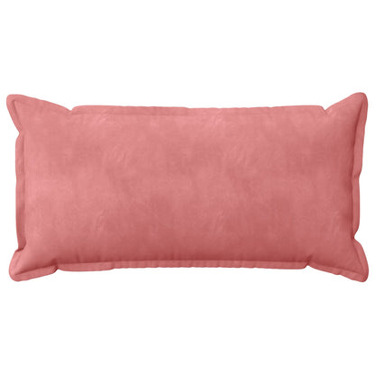 Cushion Cover 6 pcs HOUTEN Pink 40 x 70 cm Velvet