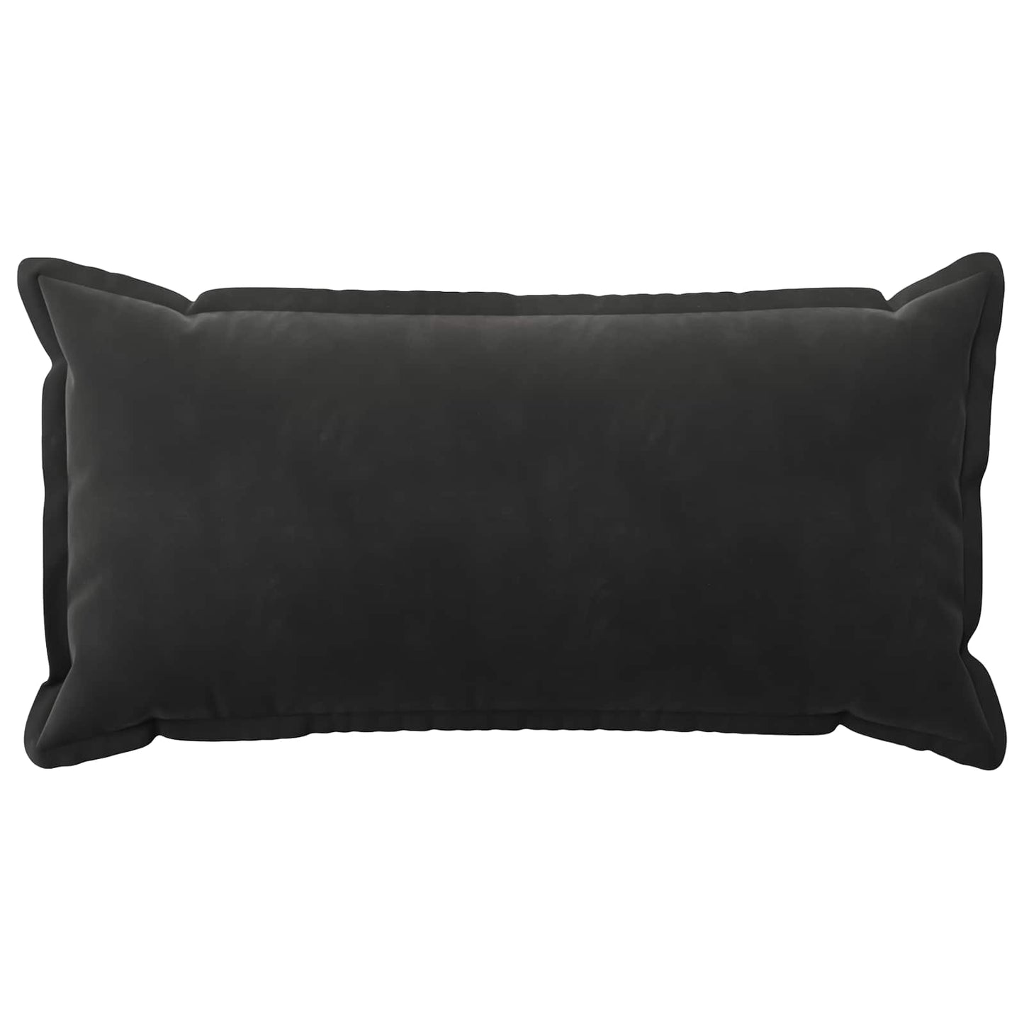 Cushion Cover 6 pcs HOUTEN Black 40 x 70 cm Velvet