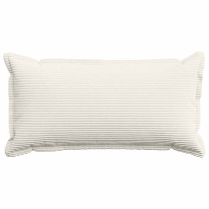 Cushion Cover 2 pcs HOUTEN Cream 40 x 70 cm Corduroy
