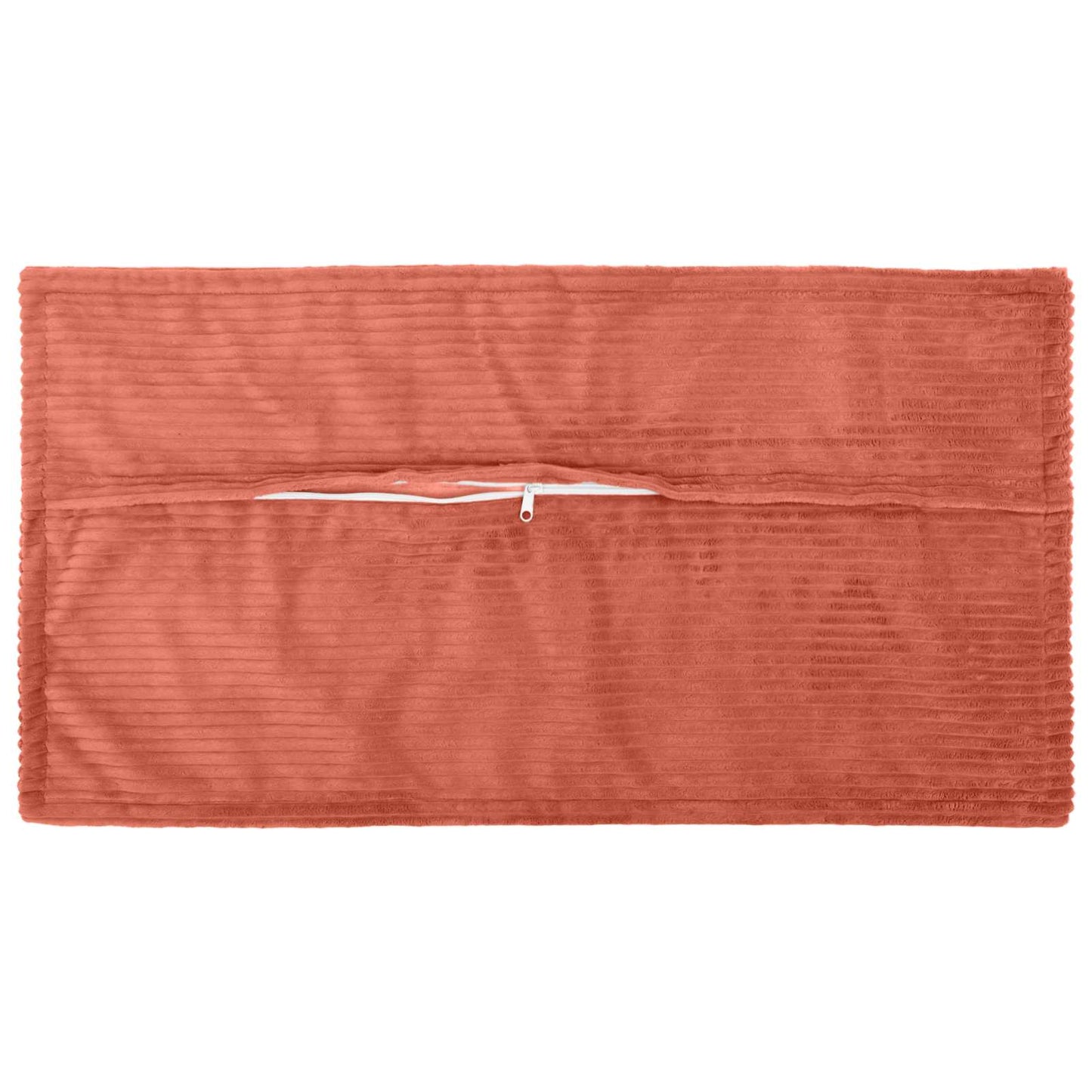 Cushion Cover 6 pcs HOUTEN Red Orange 40 x 70 cm Corduroy
