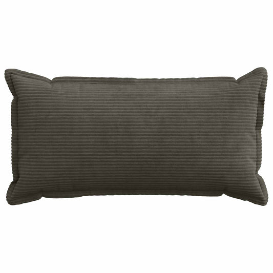 Cushion Cover 6 pcs HOUTEN Anthracite 40 x 70 cm Corduroy