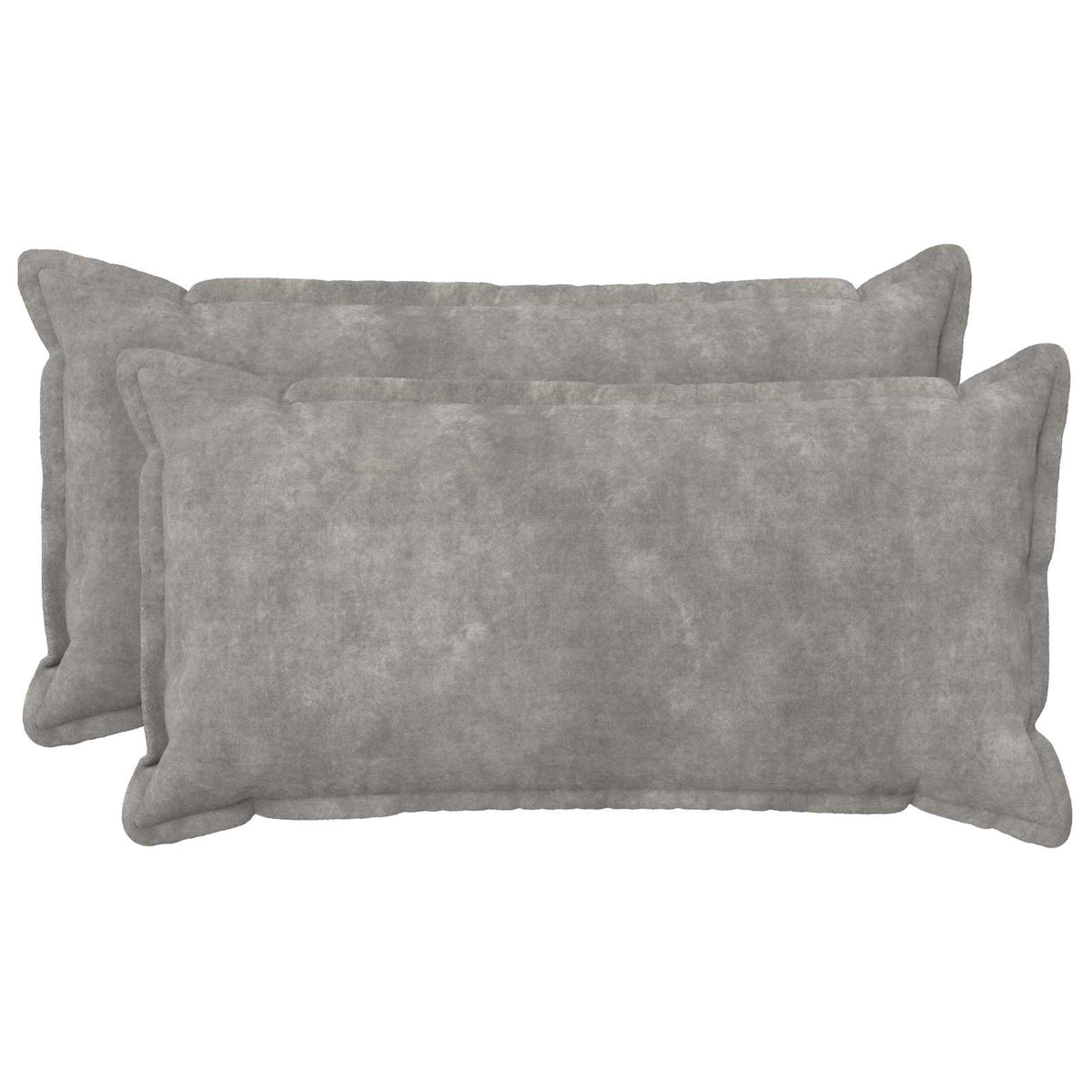 Cushion Cover 2 pcs HOUTEN Light Grey 40 x 70 cm
