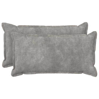 Cushion Cover 2 pcs HOUTEN Light Grey 40 x 70 cm