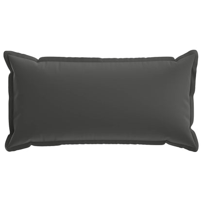 Cushion Cover 6 pcs HOUTEN Anthracite 40 x 70 cm Polyester