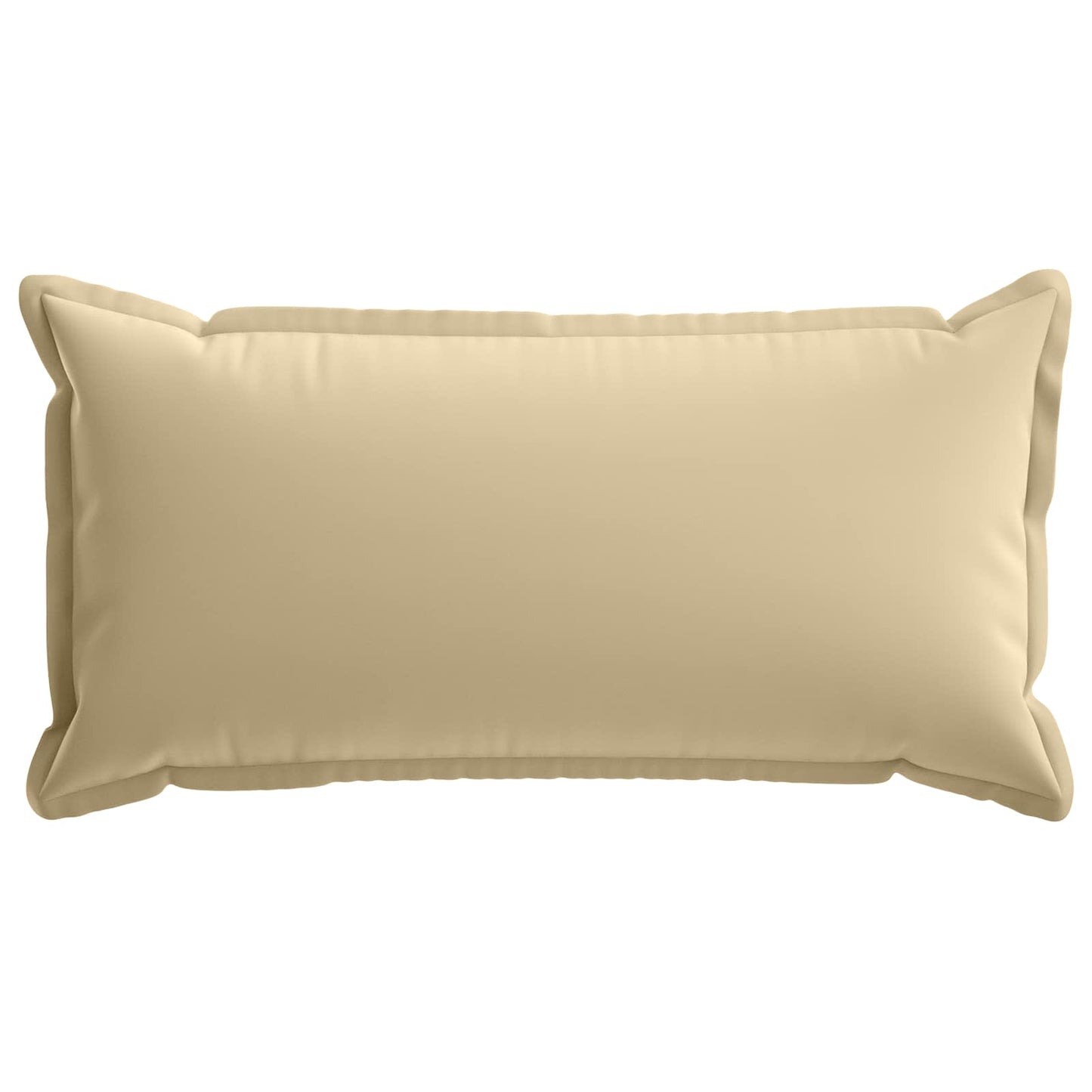 Cushion Cover 2 pcs HOUTEN Beige 40 x 70 cm Polyester