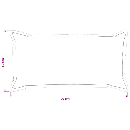 Cushion Cover 2 pcs HOUTEN Bright Green 40 x 70 cm Polyester