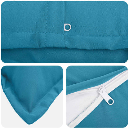 Cushion Cover 6 pcs HOUTEN Royal Blue 40 x 70 cm Polyester
