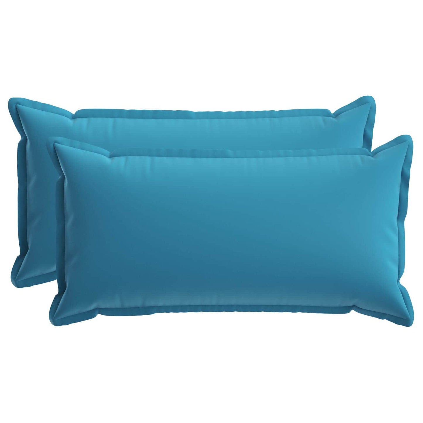Cushion Cover 2 pcs HOUTEN Light Blue 40 x 70 cm Polyester