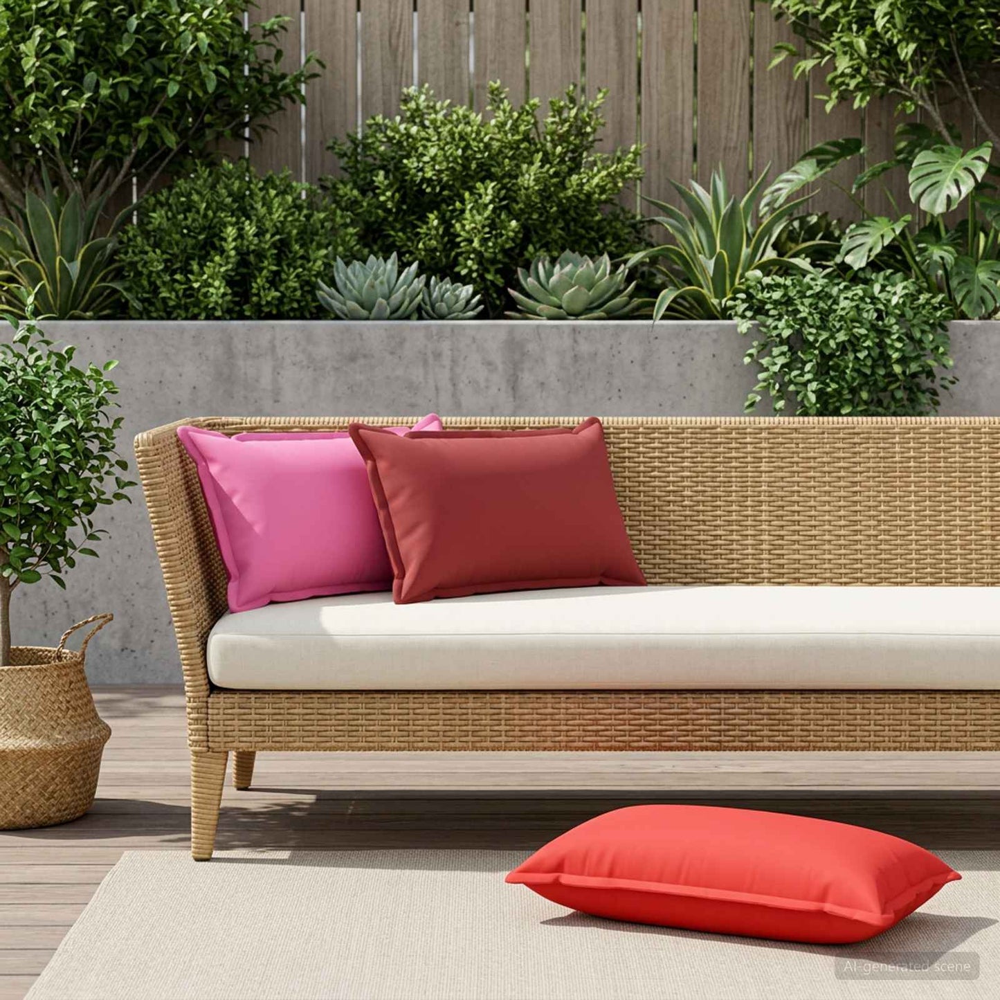 Cushion Cover 12 pcs HOUTEN Pink 40 x 80 cm Polyester