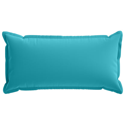 Cushion Cover 6 pcs HOUTEN Turquoise 40 x 70 cm Polyester