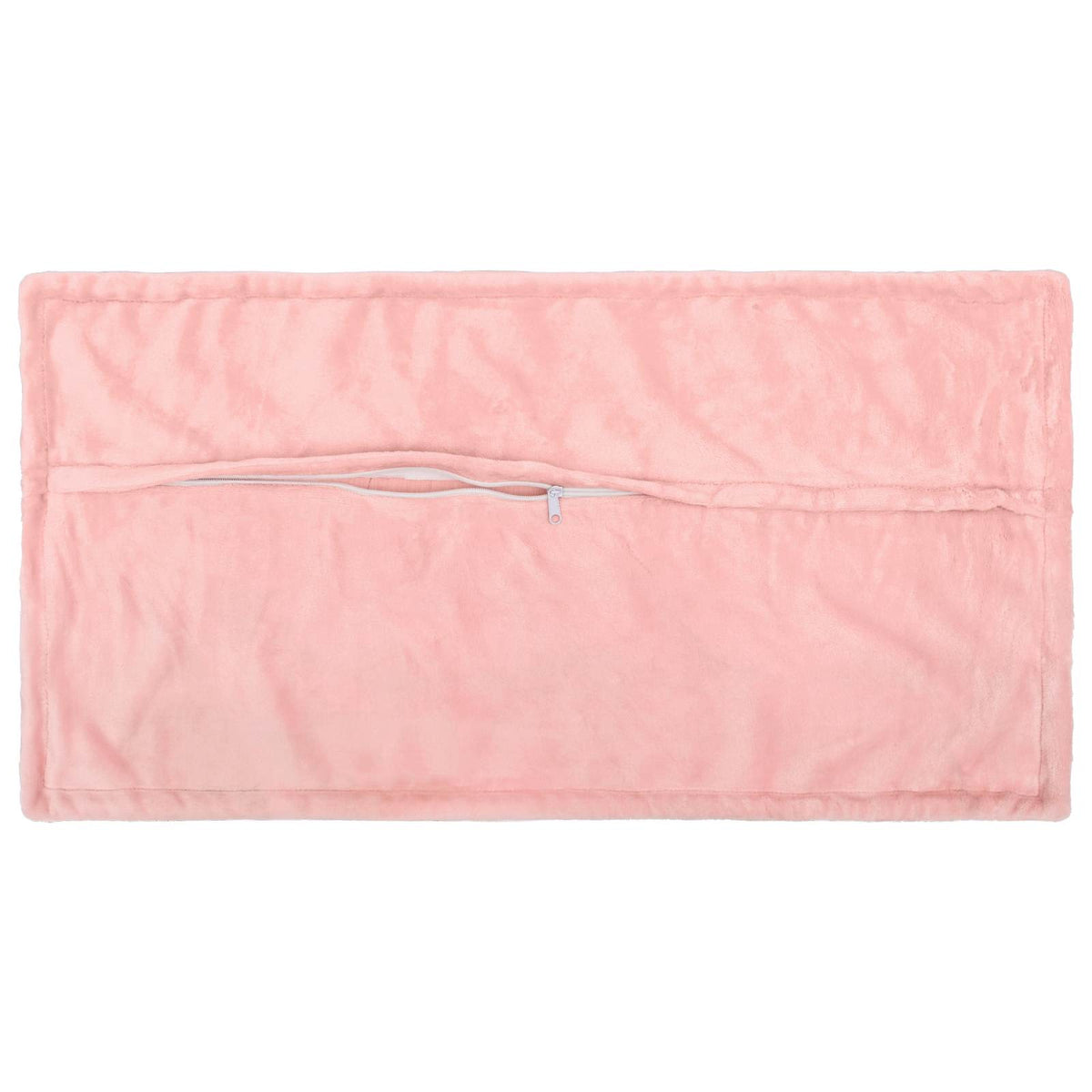 Cushion Cover 2 pcs HOUTEN Pink 40 x 70 cm Flannel