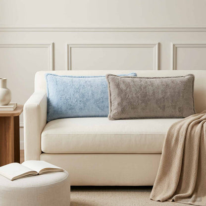 Cushion Cover 6 pcs HOUTEN Light Grey 40 x 80 cm