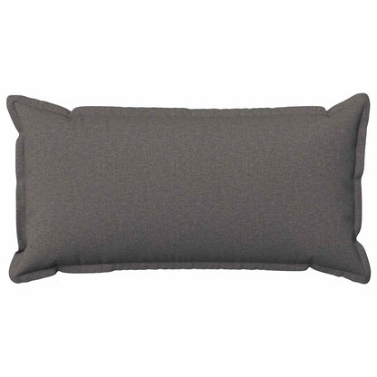 Cushion Cover 6 pcs HOUTEN Light Grey 40 x 80 cm Faux Linen