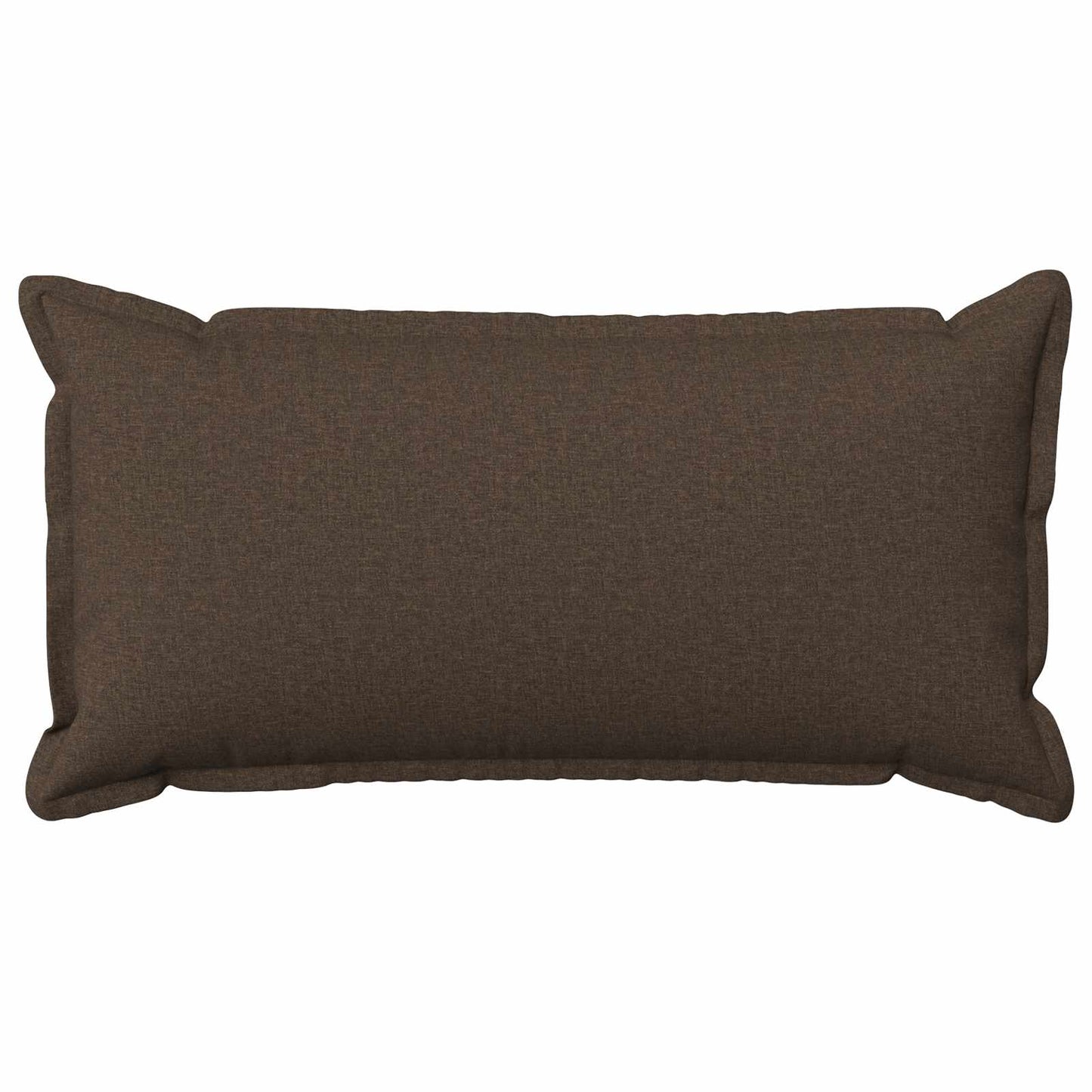 Cushion Cover 2 pcs HOUTEN Taupe 40 x 80 cm Faux Linen