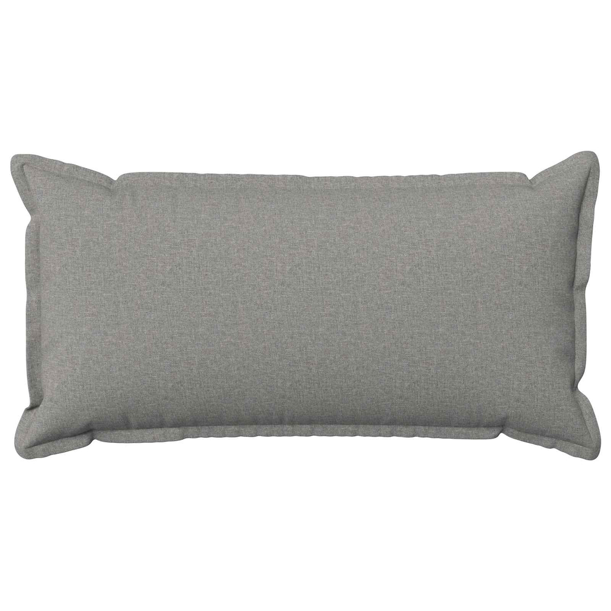 Cushion Cover 6 pcs HOUTEN Cloud Grey 40 x 80 cm Faux Linen