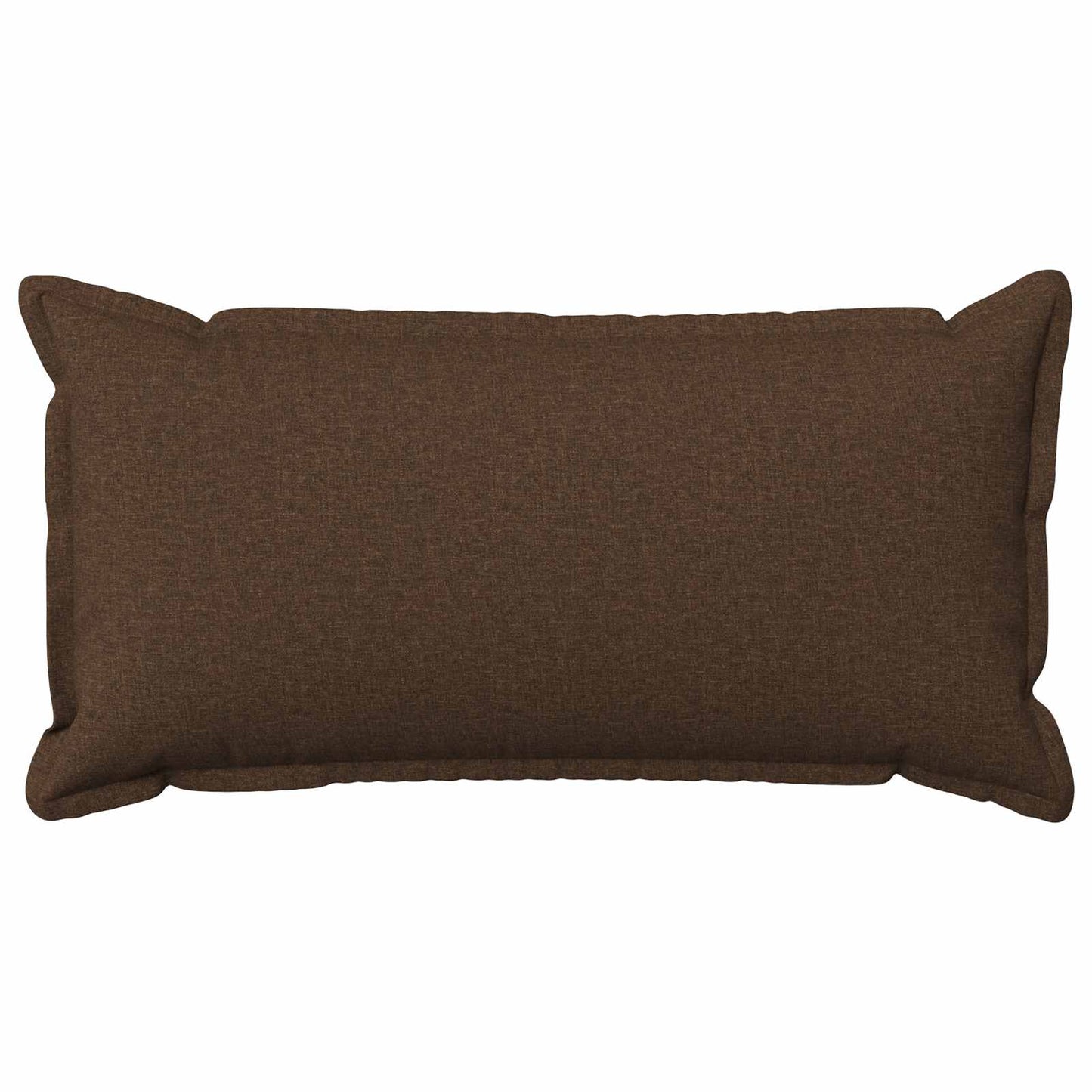 Cushion Cover 6 pcs HOUTEN Brown 40 x 80 cm Faux Linen