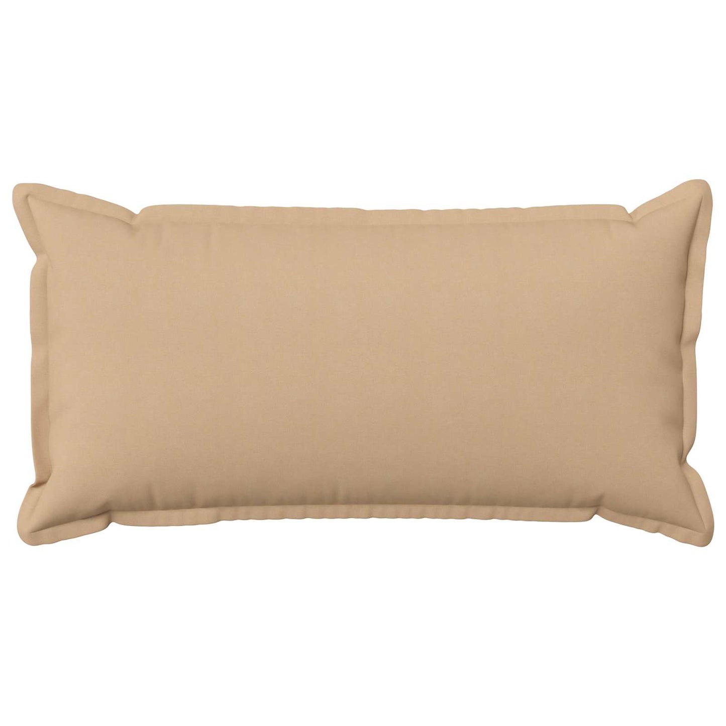 Cushion Cover 6 pcs HOUTEN Cream 40 x 80 cm Faux Linen