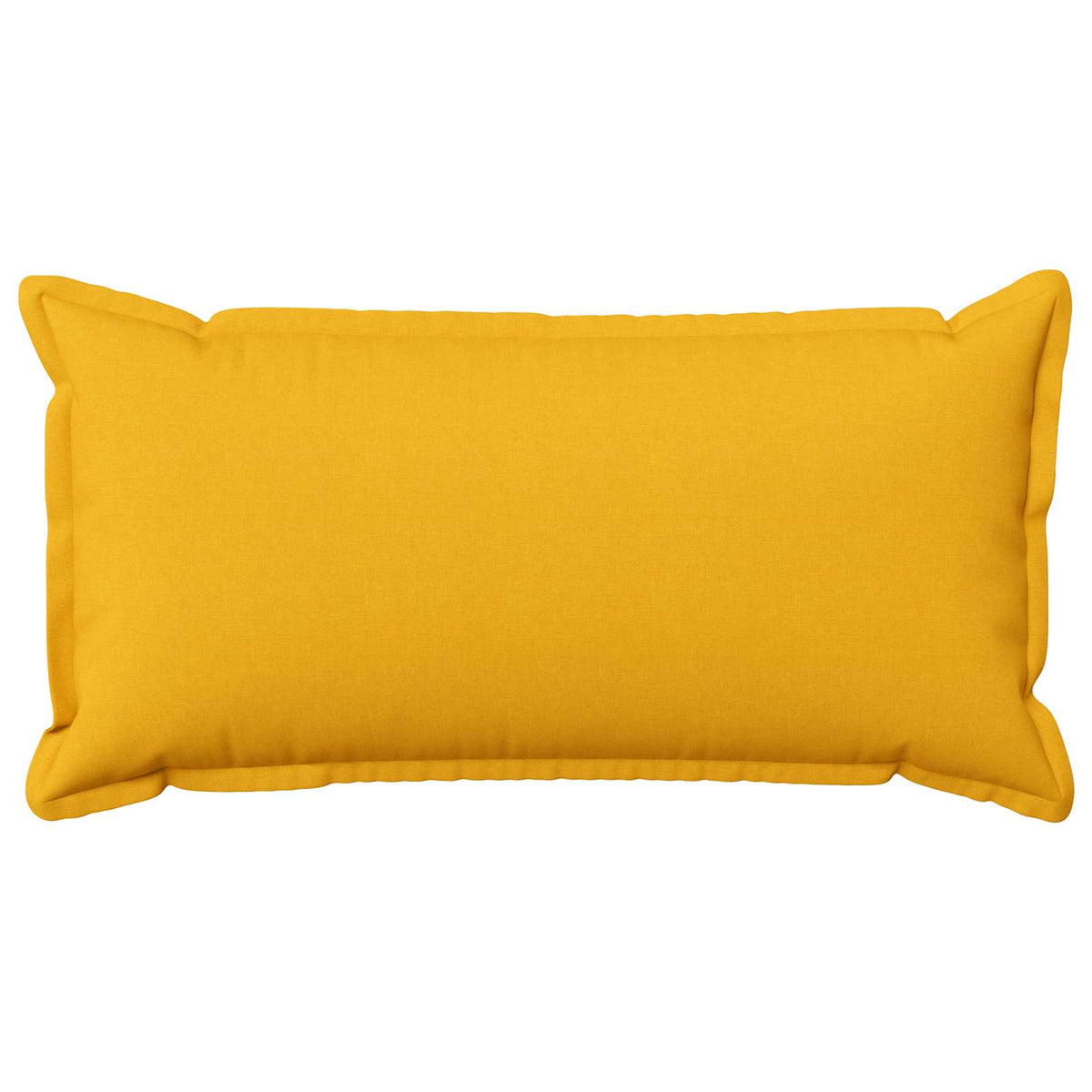 Cushion Cover 6 pcs HOUTEN Light Yellow 40 x 80 cm Faux Linen