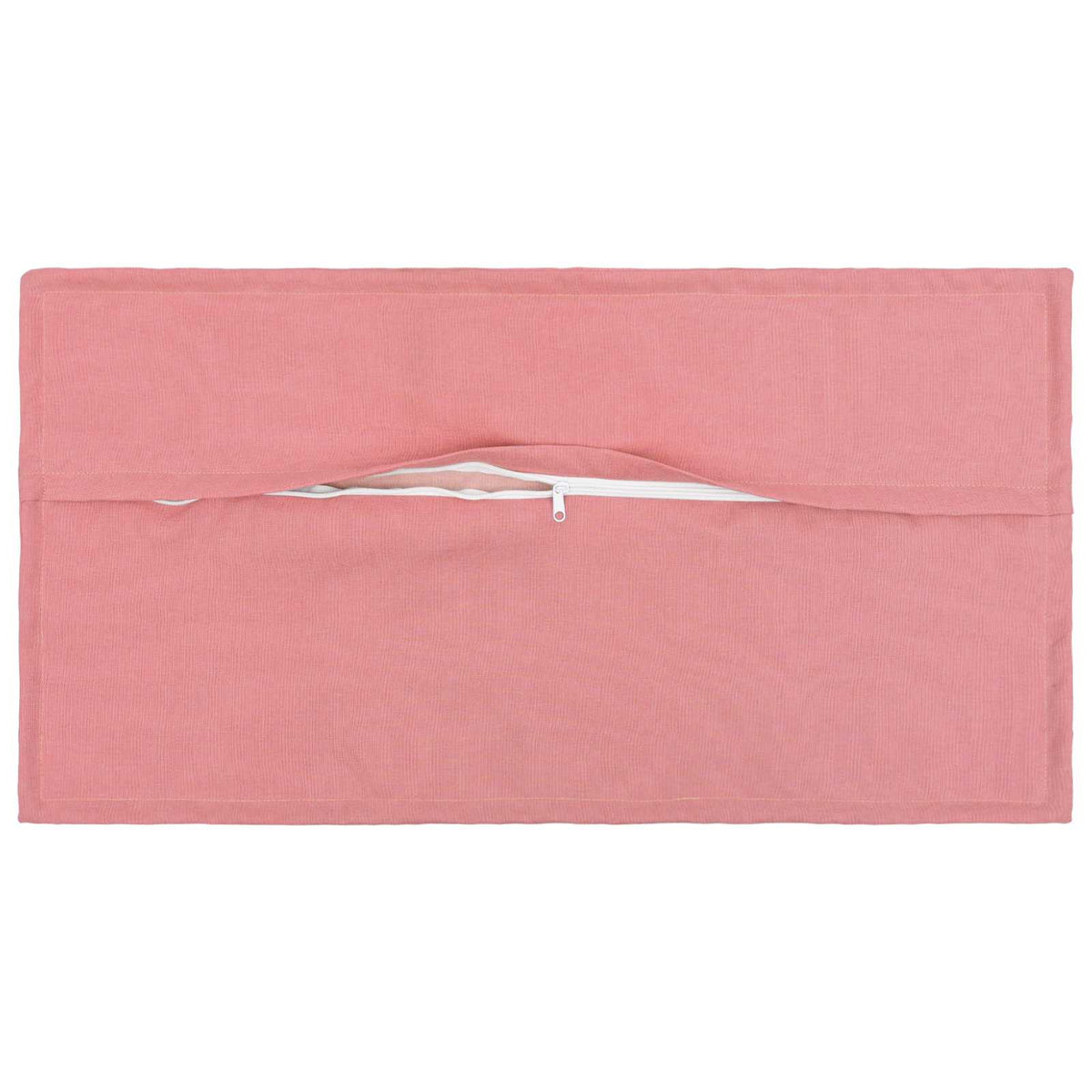 Cushion Cover 6 pcs HOUTEN Pink 40 x 80 cm Faux Linen