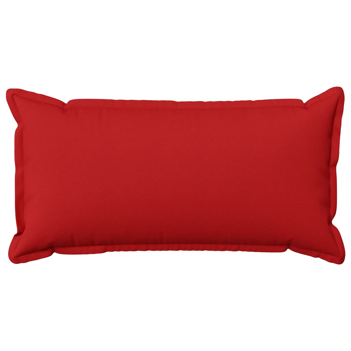 Cushion Cover 2 pcs HOUTEN Red 40 x 80 cm Faux Linen