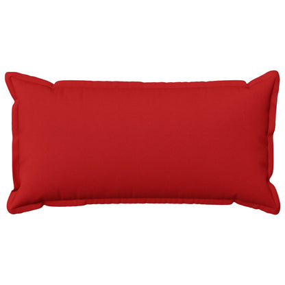 Cushion Cover 6 pcs HOUTEN Red 40 x 80 cm Faux Linen