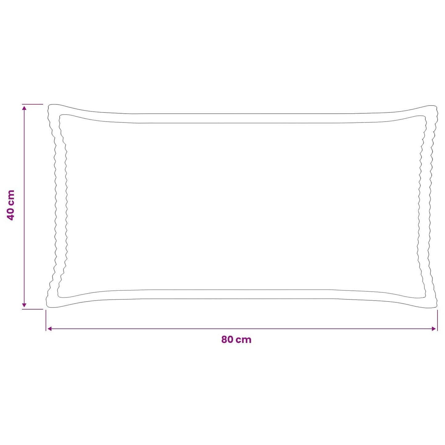 Cushion Cover 12 pcs HOUTEN Cream 40 x 80 cm Corduroy