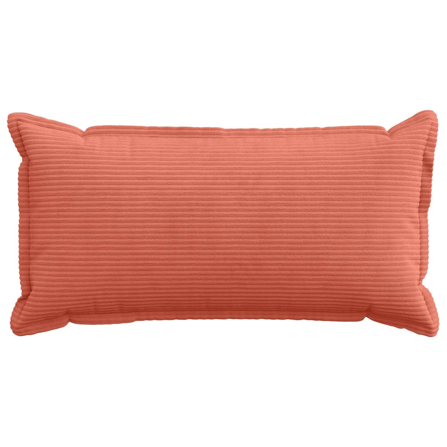 Cushion Cover 6 pcs HOUTEN Red Orange 40 x 80 cm Corduroy