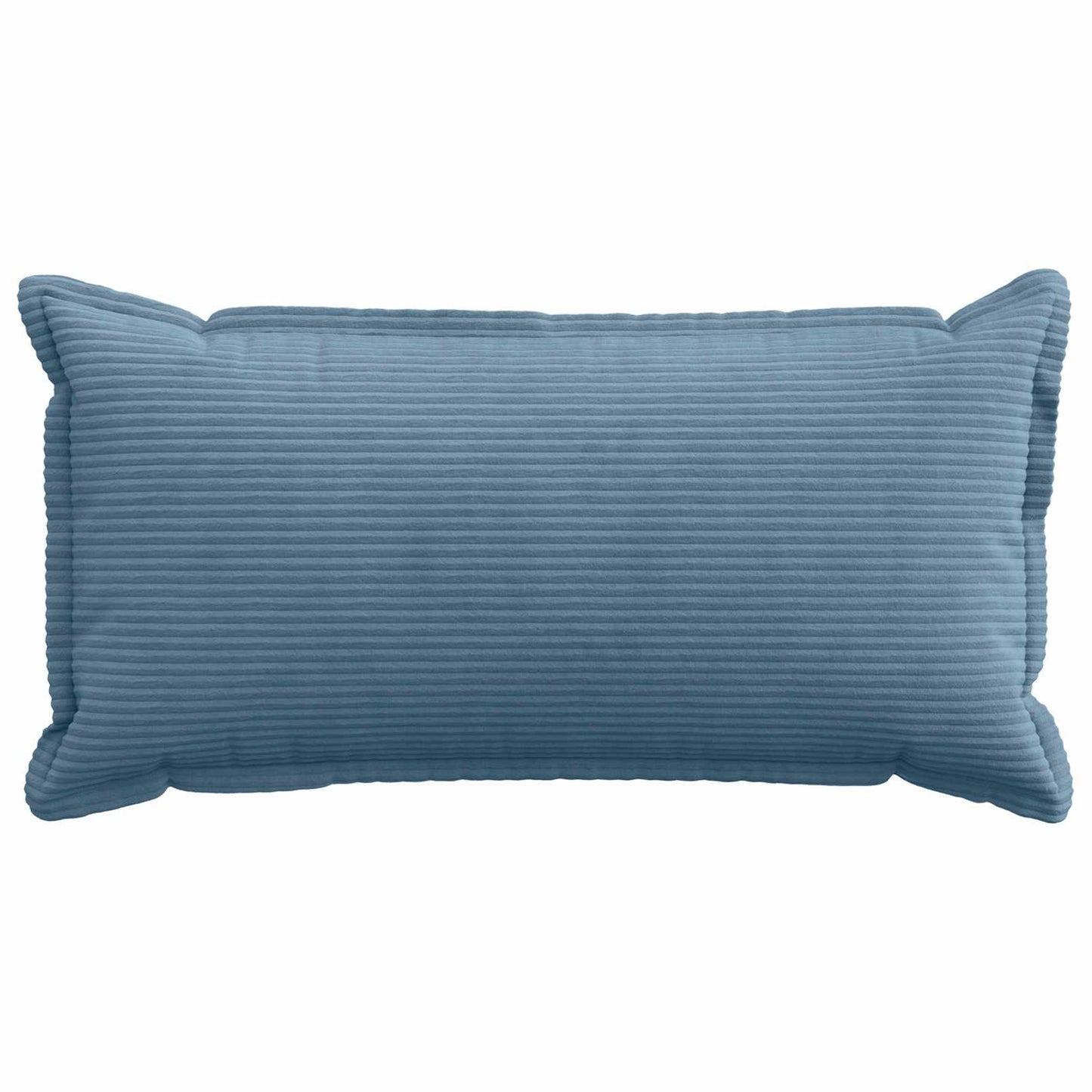 Cushion Cover 2 pcs HOUTEN Blue 40 x 80 cm Corduroy