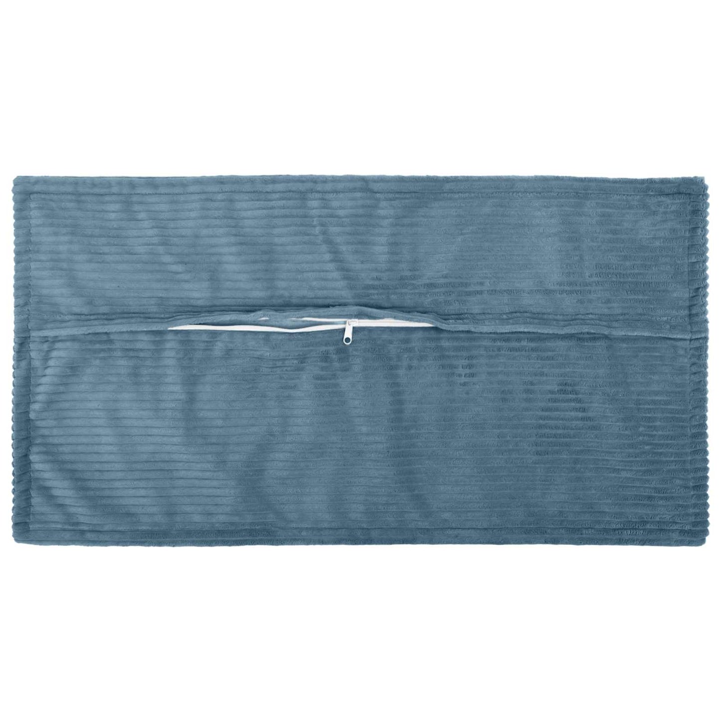 Cushion Cover 6 pcs HOUTEN Blue 40 x 80 cm Corduroy