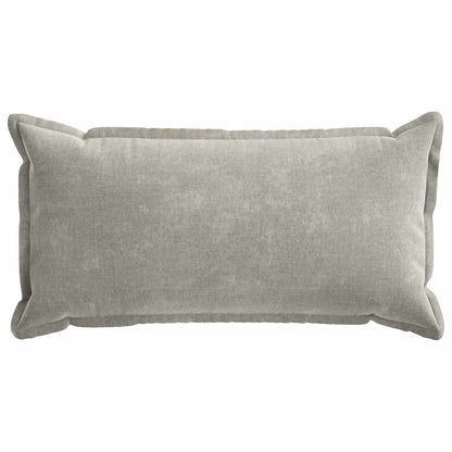 Cushion Cover 2 pcs HOUTEN Light Grey 40 x 80 cm