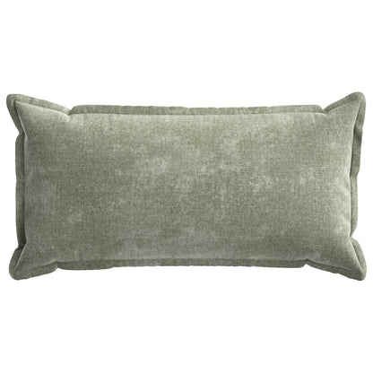 Cushion Cover 2 pcs HOUTEN Green 40 x 80 cm Chenille Fabric